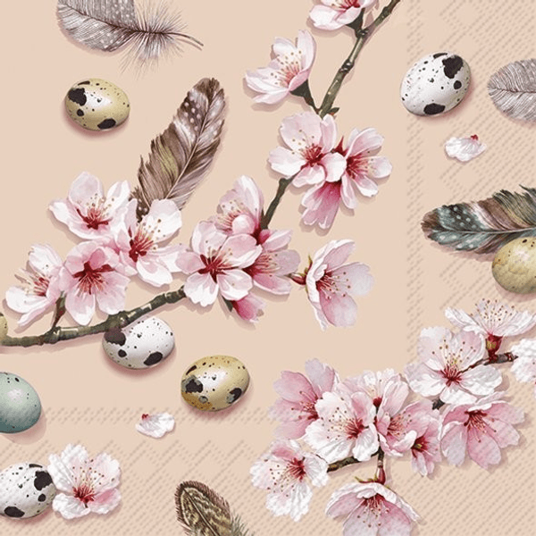 Hovedbilde Serviett Beautiful Sakura Apricot